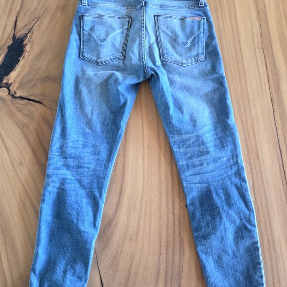Hudson jeans with knee patch distressed size 26 - Picture 3 of 3
